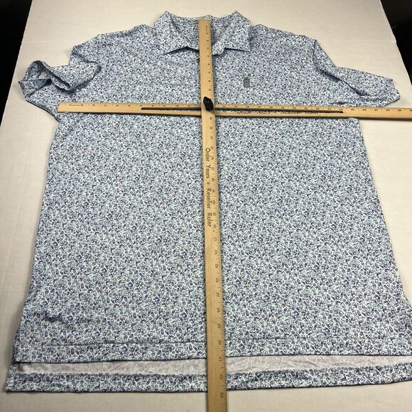 Peter Millar Summer Comfort Polo Shirt XL Golf Performance Bar For The Course - Picture 6 of 10